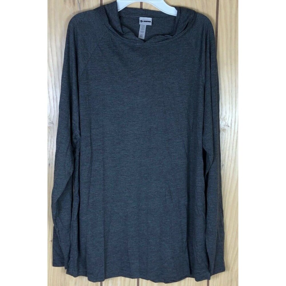 SOFFE Juniors Pullover T-Shirt Lightweight Hoodie